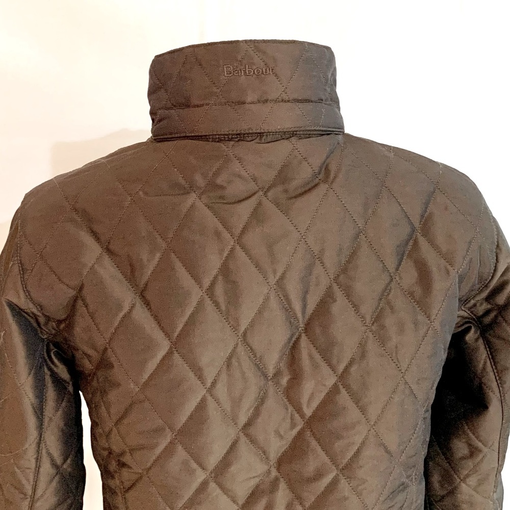 Barbour Chocolate Brown Quilted Utility Jacket - Picture 5 of 10